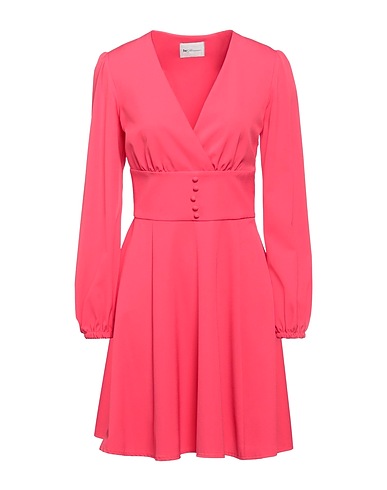 BE BLUMARINE Short dress Coral 95% Polyester, 5% Elastane