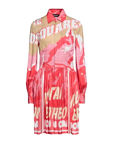 DSQUARED2 Shirt dress Sand 100% Viscose