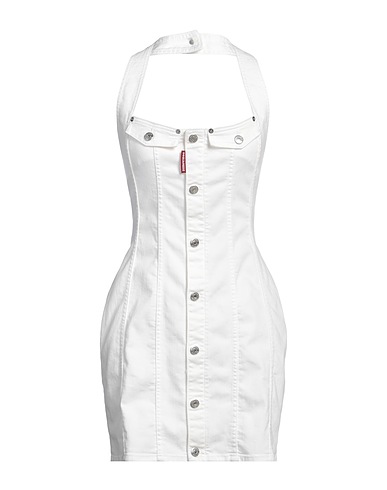 DSQUARED2 Tubino Bianco 92% Cotone, 5% Elastomultiestere, 3% Elastan, Poliestere