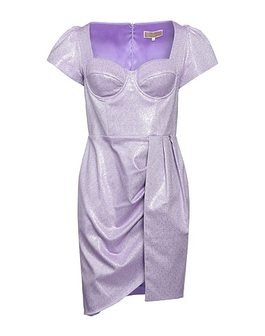KOCCA Short dress Mauve 59% Polyester, 28% Polyamide, 13% Metallic fiber