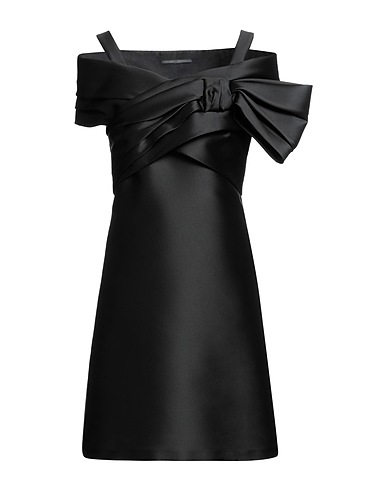 ALBERTA FERRETTI Short dress Black 85% Polyester, 15% Silk