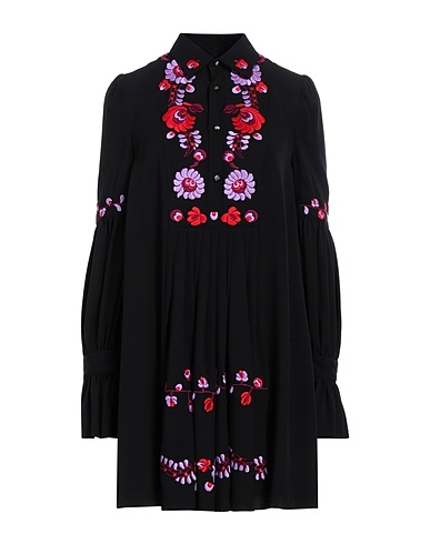 DSQUARED2 Shirt dress Black 81% Acetate, 19% Viscose