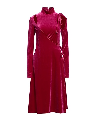 VERSACE JEANS COUTURE Vestito chemisier Malva 90% Poliestere, 10% Elastan