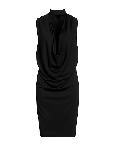 HAN KJØBENHAVN Short dress Black 95% Polyester, 5% Elastane