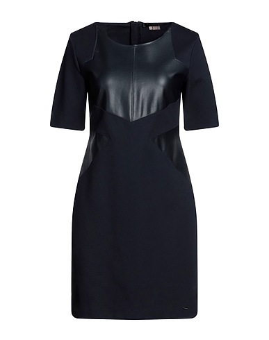 NENETTE Short dress Midnight blue 60% Viscose, 33% Polyamide, 5% Elastane, 2% Polyurethane