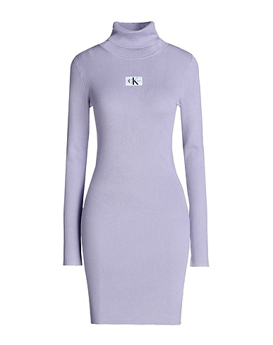 CALVIN KLEIN JEANS Short dress Lilac 78% Lyocell, 22% Polyamide