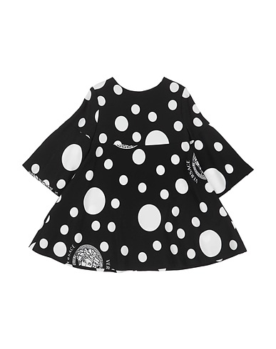 VERSACE YOUNG Dress Black 96% Viscose, 4% Elastane