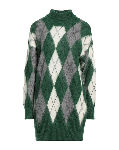 GRIFONI Polo neck Dark green 48% Polyamide, 26% Alpaca wool, 26% Mohair wool