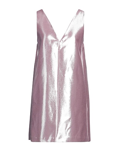 TELA Vestito corto Rosa 85% Cotone, 15% Altre Fibre