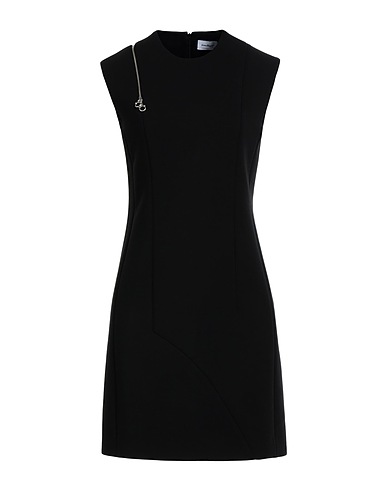 FERRAGAMO Sheath dress Black 50% Virgin Wool, 47% Polyamide, 3% Elastane