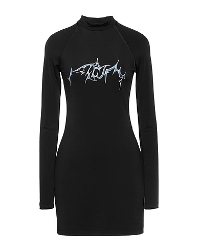 A BETTER MISTAKE Short dress Black 95% Viscose, 5% Elastane