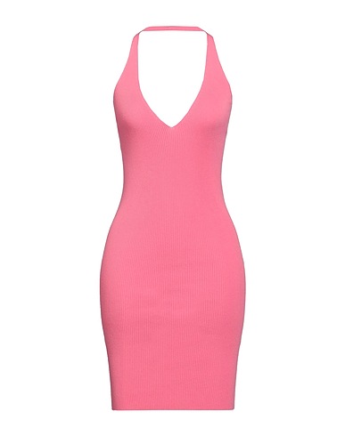 VICOLO Sheath dress Pink 70% Viscose, 30% Polyester