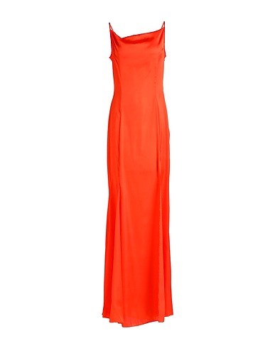 ALBERTO AUDENINO Long dress Orange 100% Polyester