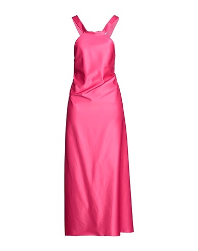 PINKO Long dress Fuchsia 95% Polyester, 5% Elastane