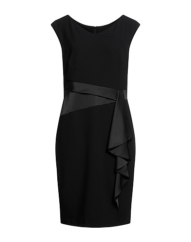 JOSEPH RIBKOFF Midi dress Black 95% Polyester, 5% Elastane