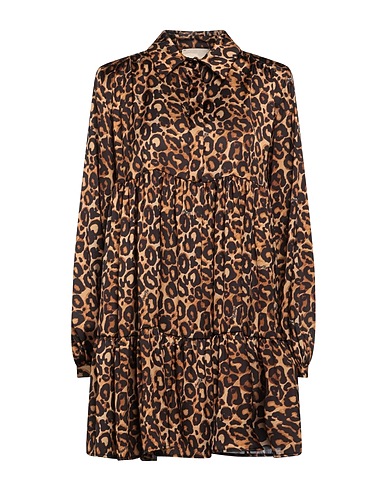 ANIYE BY Elegant dress Camel 100% Polyester