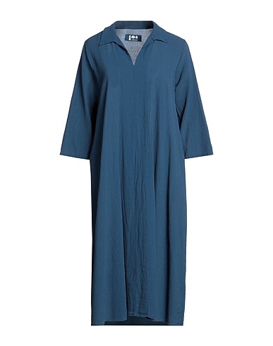 LABO.ART Midi dress Slate blue 100% Cotton