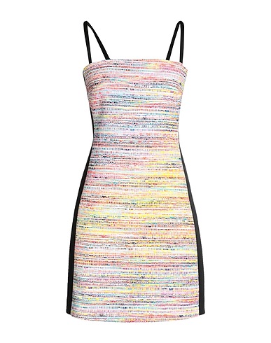 KARL LAGERFELD Short dress BOUCLE DRESS Orange 42% Polyester, 26% Cotton, 23% Polyamide, 7% Polyethylene, 2% Other Fibres