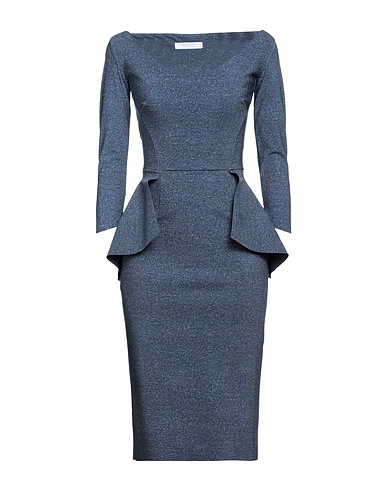 CHIARA BONI LA PETITE ROBE Midi-Kleid Taubenblau 72% Polyamid, 28% Elastan