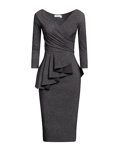 CHIARA BONI LA PETITE ROBE Midi dress Lead 72% Polyamide, 28% Elastane