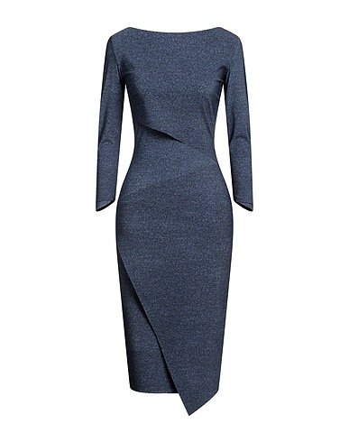 CHIARA BONI LA PETITE ROBE Midi dress Slate blue 72% Polyamide, 28% Elastane