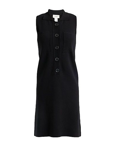 VICOLO Sheath dress Black 70% Viscose, 30% Polyester