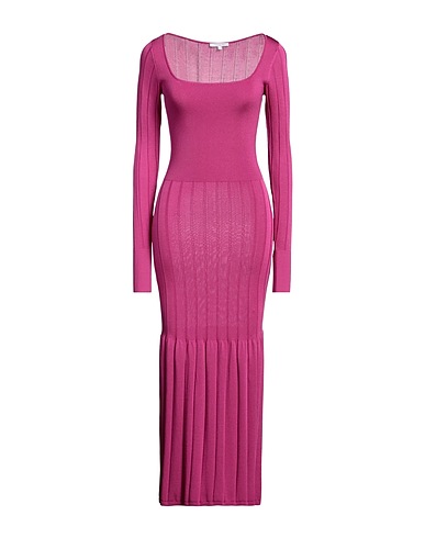 PATRIZIA PEPE Long dress Fuchsia 80% Viscose, 20% Polyamide