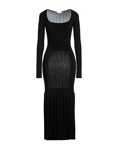 PATRIZIA PEPE Vestido largo Negro 80% Viscosa, 20% Poliamida