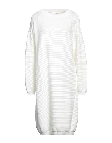 VICOLO Short dress White 70% Viscose, 30% Polyester