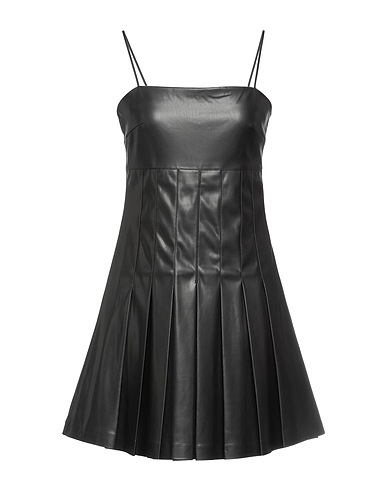 GUESS Short dress Black 100% Polyurethane, Polyester