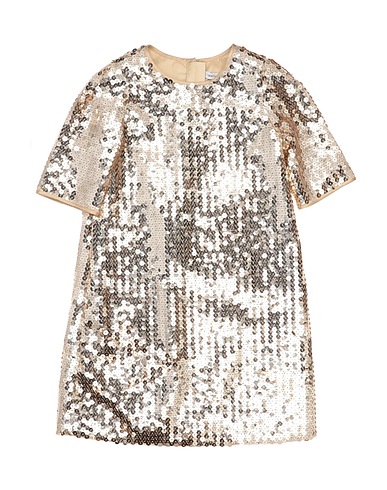 DOLCE&GABBANA Dress Gold 100% Polyamide