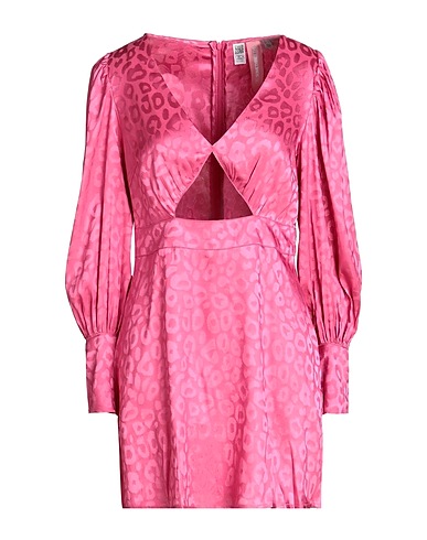 SOMETHINGNEW0803 Short dress Magenta 97% Polyester, 3% Elastane