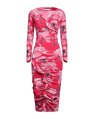CHIARA BONI LA PETITE ROBE Midi dress Magenta 72% Polyamide, 28% Elastane