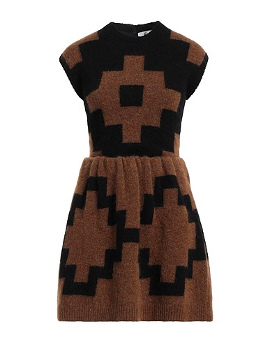MAX MARA Short dress SFILATA Black 38% Mohair wool, 38% Wool, 19% Polyamide, 5% Elastane, Acetate