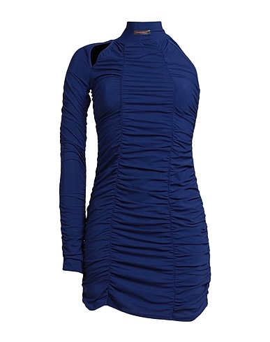 A BETTER MISTAKE Vestito corto Blu 73% Poliammide, 27% Elastan
