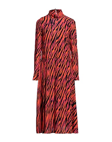 PATRIZIA PEPE Midi dress Orange 100% Viscose