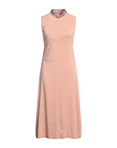 SEVENTY VENEZIA Midi dress Blush 97% Viscose, 3% Elastane