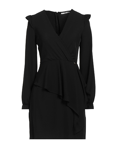 GAUDÌ Short dress Black 100% Polyester
