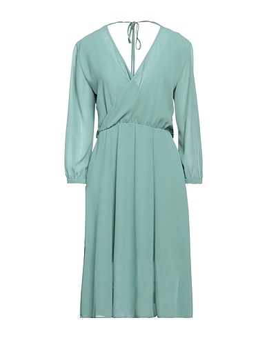 PATRIZIA PEPE Midi dress Sage green 100% Polyester