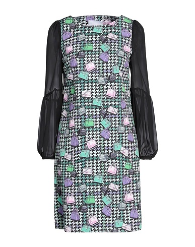 THE ABITO Milano Short dress Light green 87% Polyester, 13% Elastane