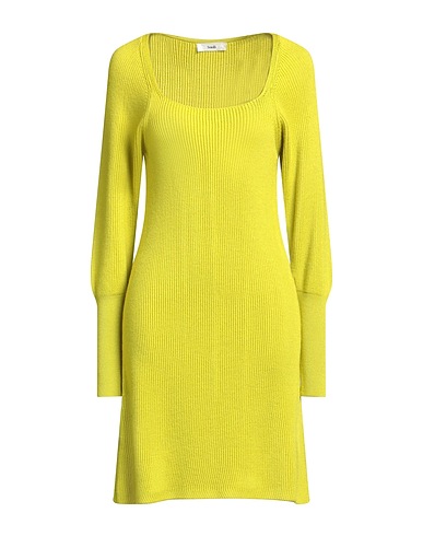 SUOLI Knit dress Lime green 100% Virgin Wool