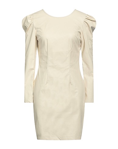 KONTATTO Kurzes Kleid Beige 50% Polyurethan, 50% Polyester