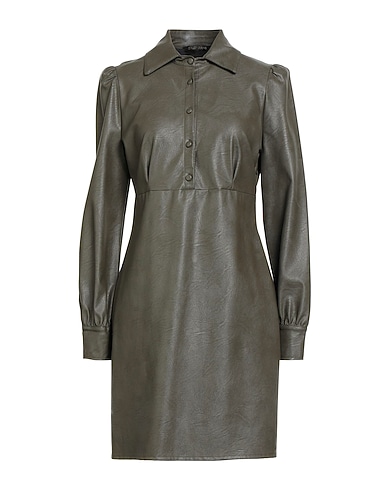 GAUDÌ Short dress JEANS 100% Viscose, Polyurethane resin