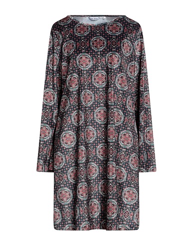 CALIBAN Short dress Brick red 92% Polyester, 8% Elastane