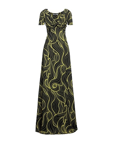 CHIARA BONI LA PETITE ROBE Langes Kleid Schwarz 72% Polyamid, 28% Elastan