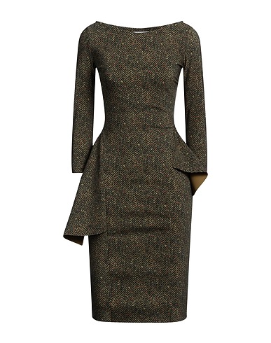 CHIARA BONI LA PETITE ROBE Midi dress Military green 72% Polyamide, 28% Elastane