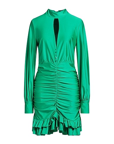 HOUSE OF AMEN Sheath dress Emerald green 80% Polyamide, 20% Elastane