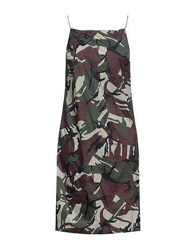 KWAIDAN EDITIONS Midi dress Military green 100% Polyamide