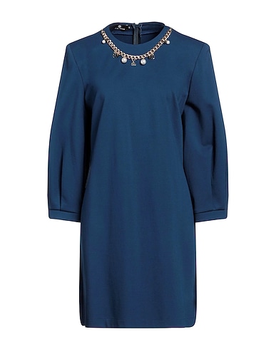 DIVEDIVINE Short dress Navy blue 68% Viscose, 27% Polyamide, 5% Elastane