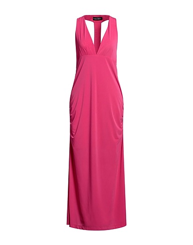 NORA BARTH Long dress Fuchsia 80% Polyester, 18% Viscose, 2% Elastane